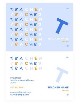FREE Editable Business Cards for Substitute Teachers by Imaginative Teacher