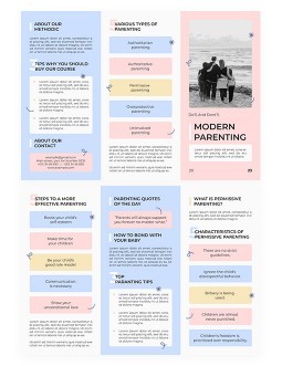 Free Cute Colorfull Parenting Brochure Template In Google Docs