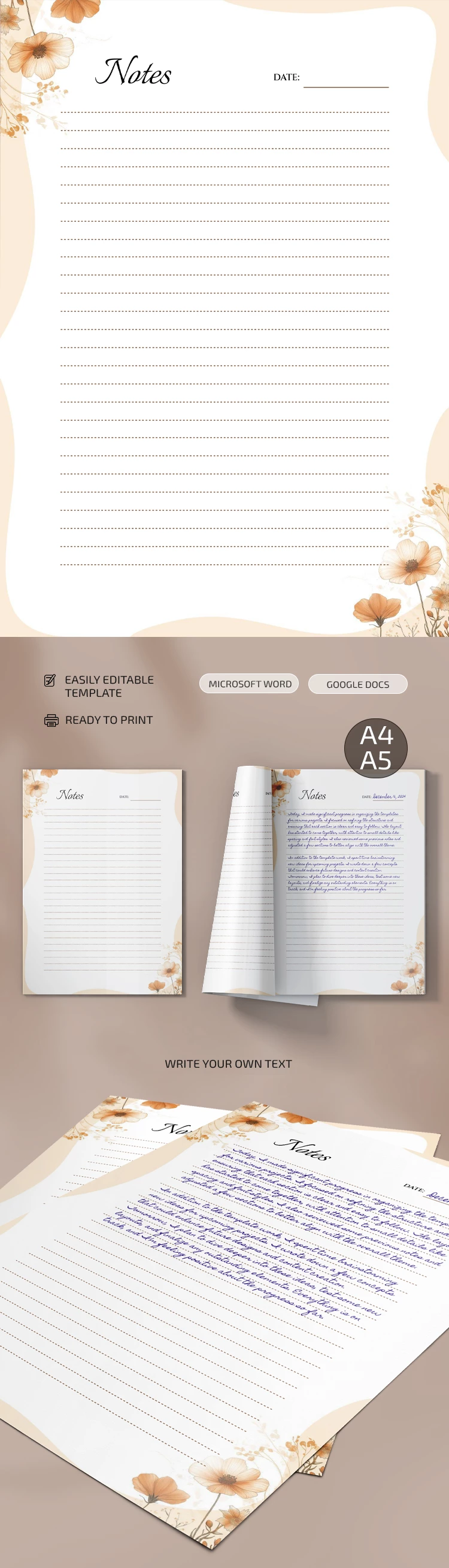 Appunti Puliti Carini - free Google Docs Template - 10069379