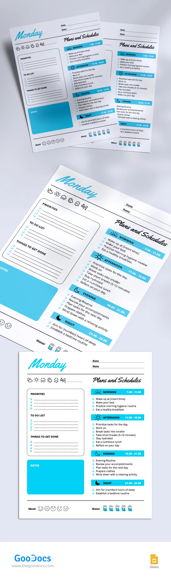 Daily Notes - free Google Docs Template - 10067658