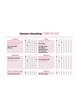 Free Detailed Weekly Cleaning Checklist Template in Google Sheets and ...