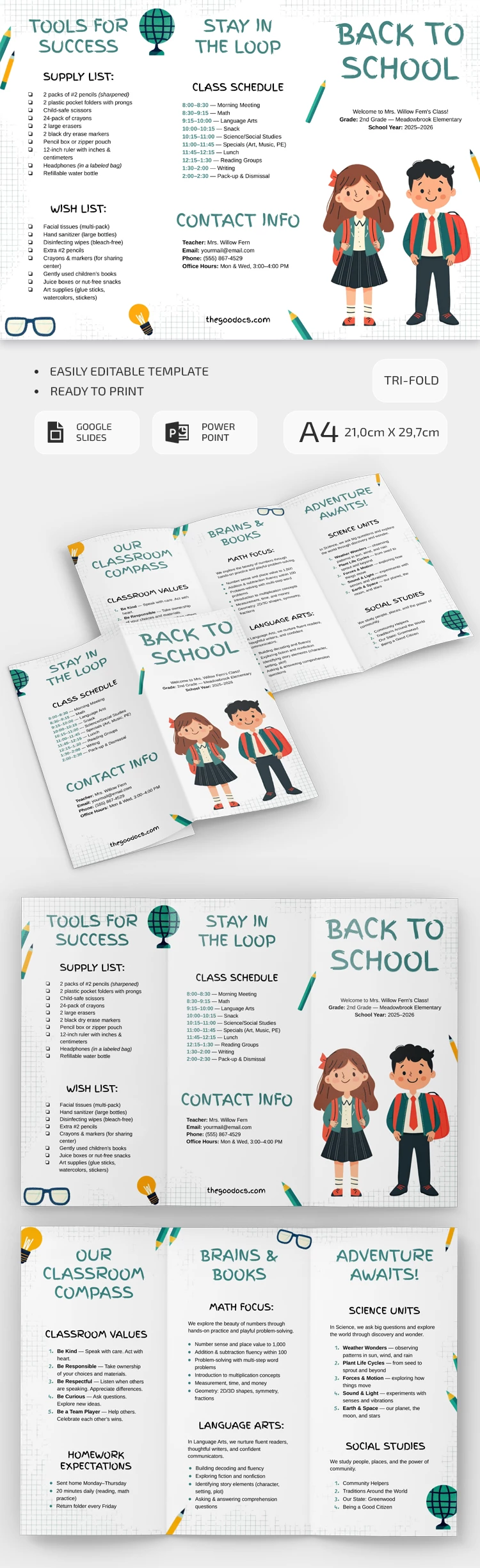 DIY Editable Back to School Brochure - free Google Docs Template - 10071165 DIY Editable Back to School Brochure - free Google Docs Template - 10071165