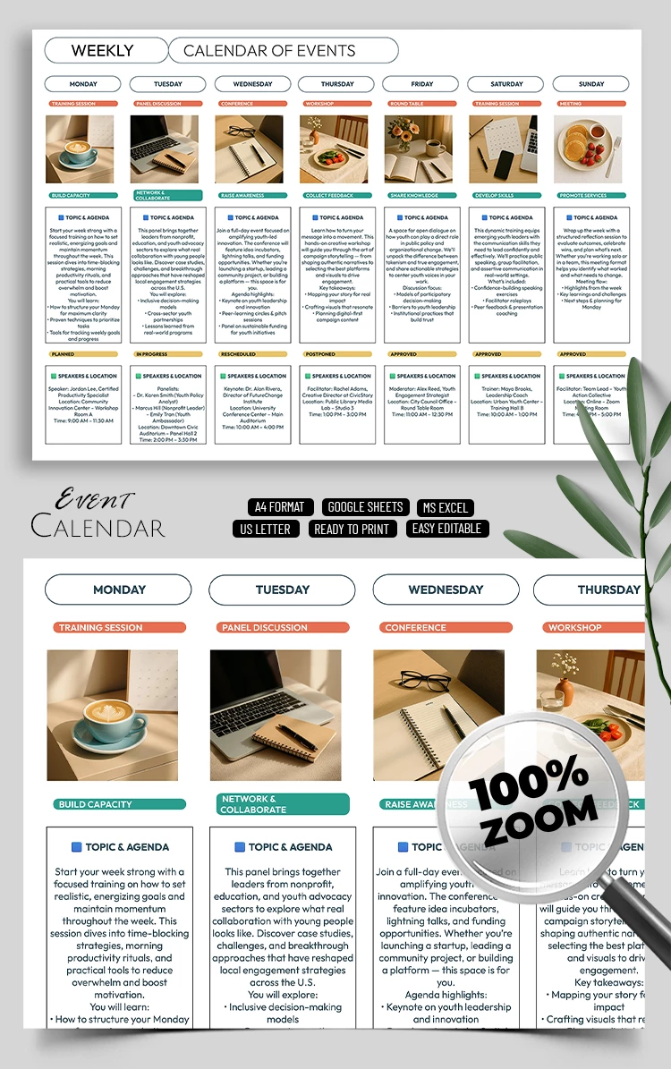 Editable Weekly Calendar Of Events Template - free Google Docs Template - 10071352 Editable Weekly Calendar Of Events Template - free Google Docs Template - 10071352