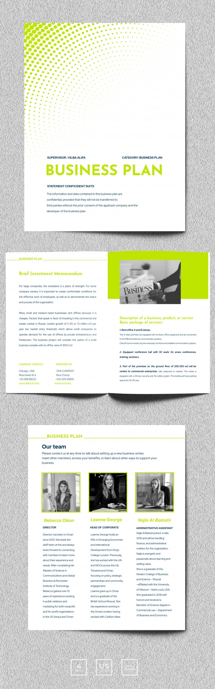 White Modern Business Plan - free Google Docs Template - 10061873