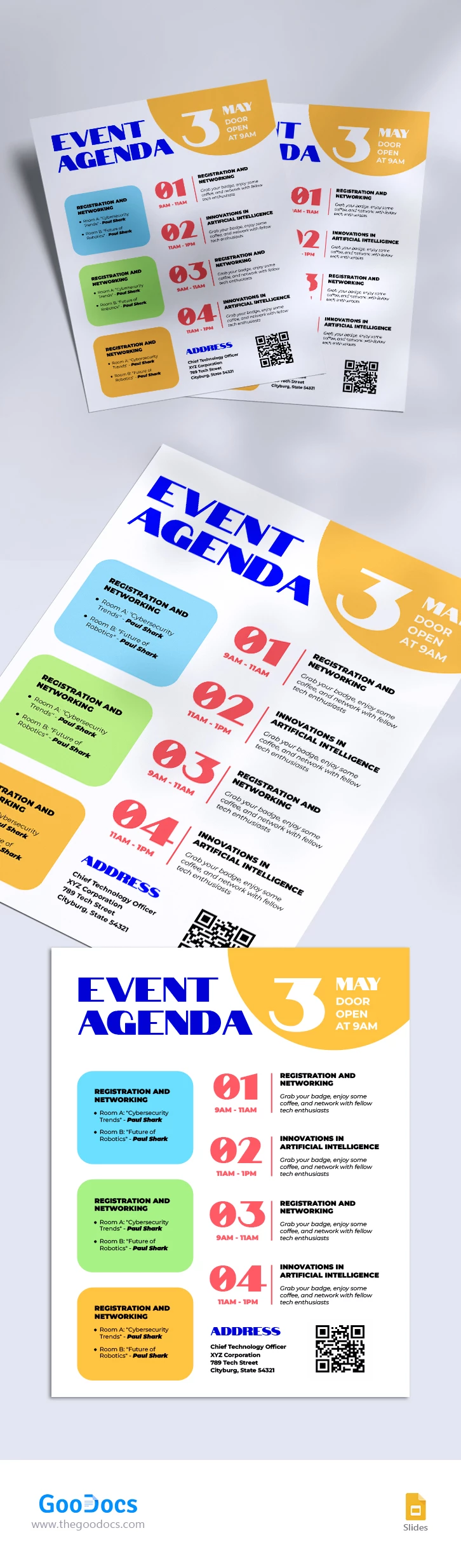 Agenda do Evento - free Google Docs Template - 10067678