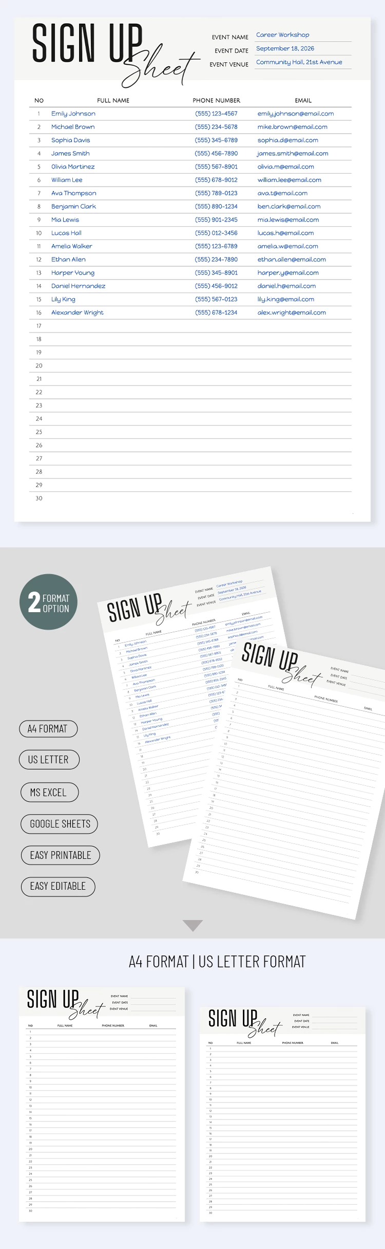 Event Sign Up Sheet Template - free Google Docs Template - 10071431 Event Sign Up Sheet Template - free Google Docs Template - 10071431
