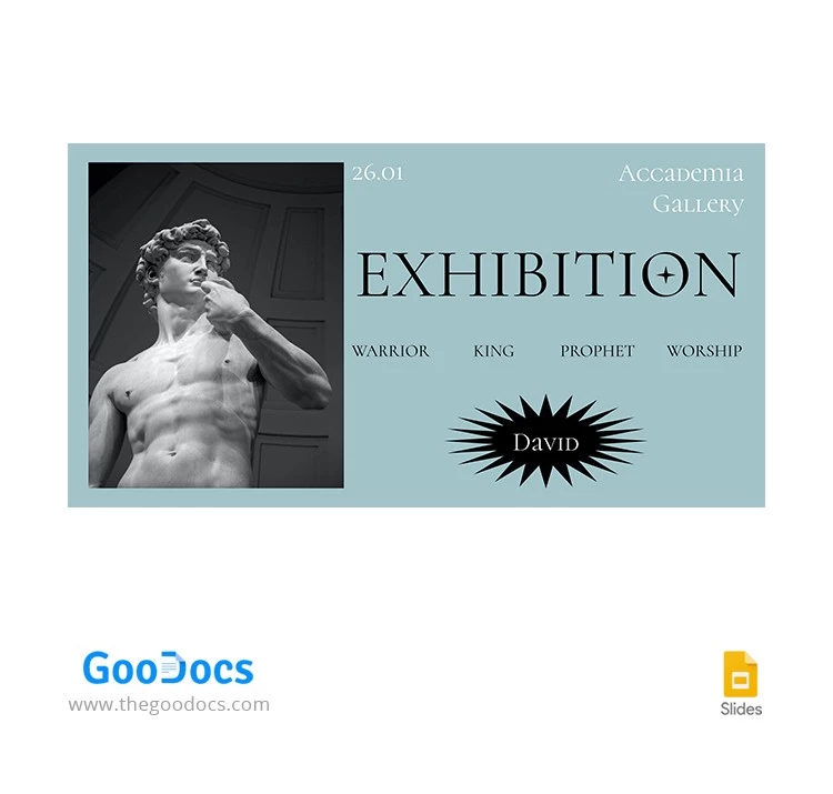 Exhibition Facebook Cover - free Google Docs Template - 10063306