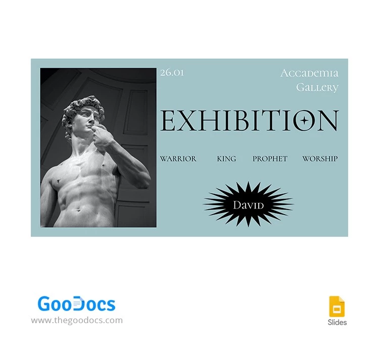 Exhibition YouTube Thumbnail - free Google Docs Template - 10063313