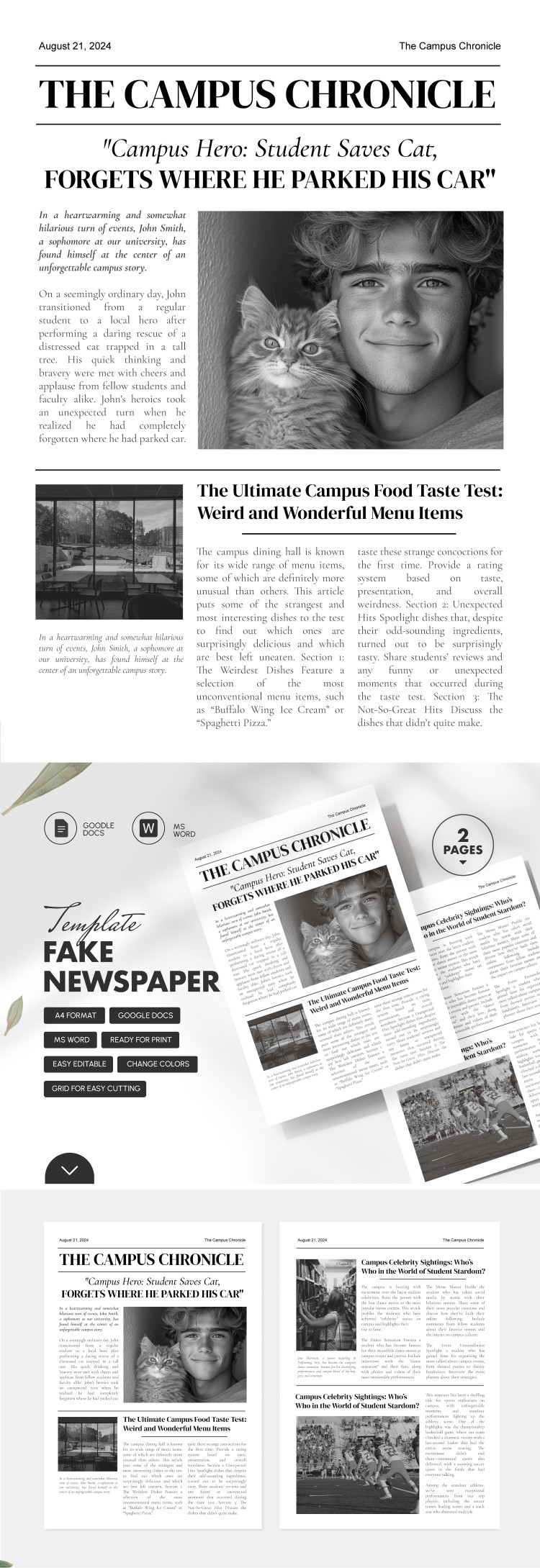 200+ Free Newspaper Templates for Google Docs and Word | thegoodocs.com 200-free-newspaper-templates-for-google-docs-and-word-thegoodocs-com