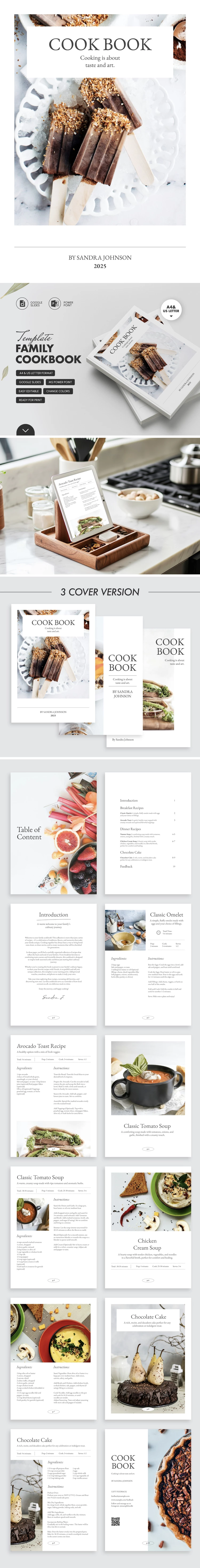 Family Cookbook - free Google Docs Template - 10069768