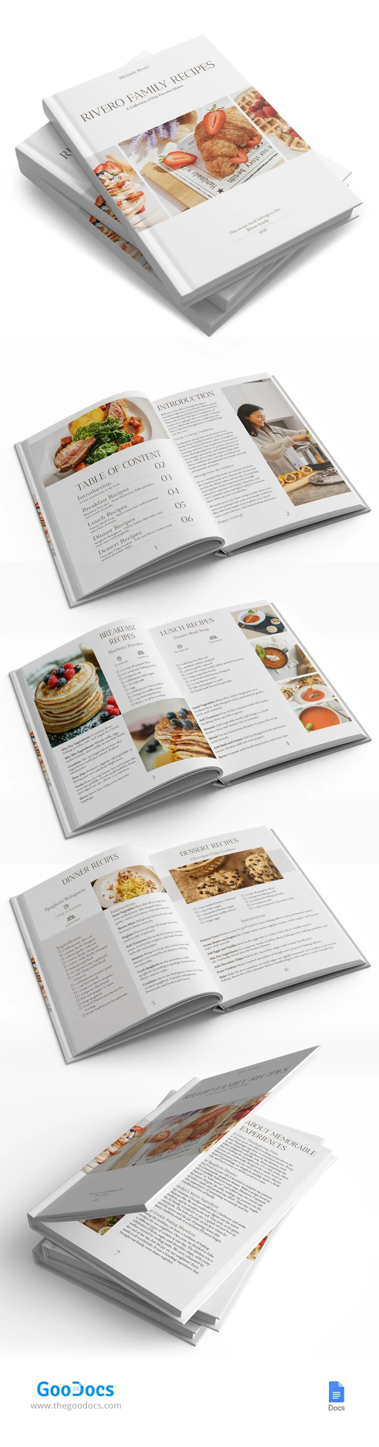 Livro de Receitas da Família - free Google Docs Template - 10068787