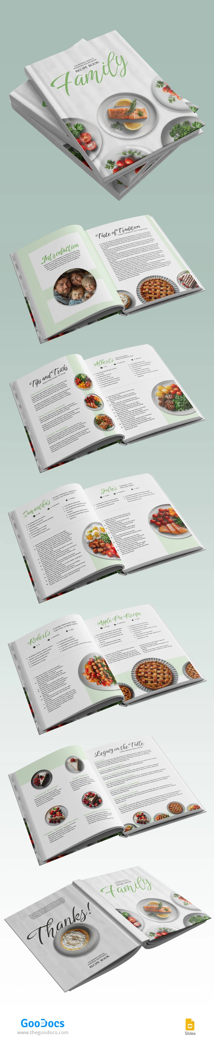 Family Recipes Ebook - free Google Docs Template - 10068407