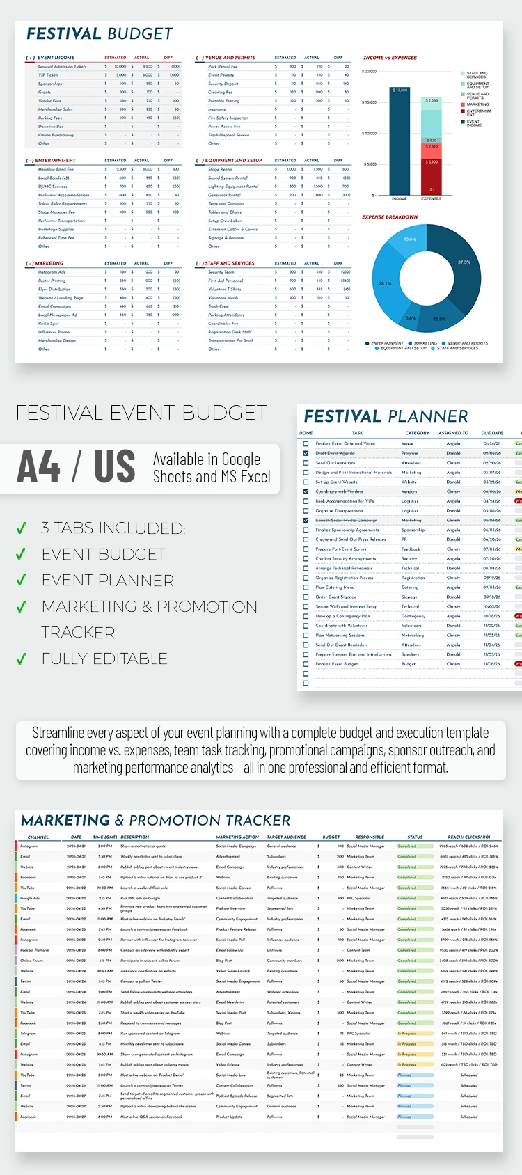 Festival Event Budget Template - free Google Docs Template - 10071237 Festival Event Budget Template - free Google Docs Template - 10071237