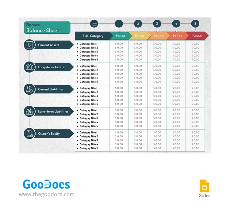 Finance Balance Sheet - free Google Docs Template - 10066077
