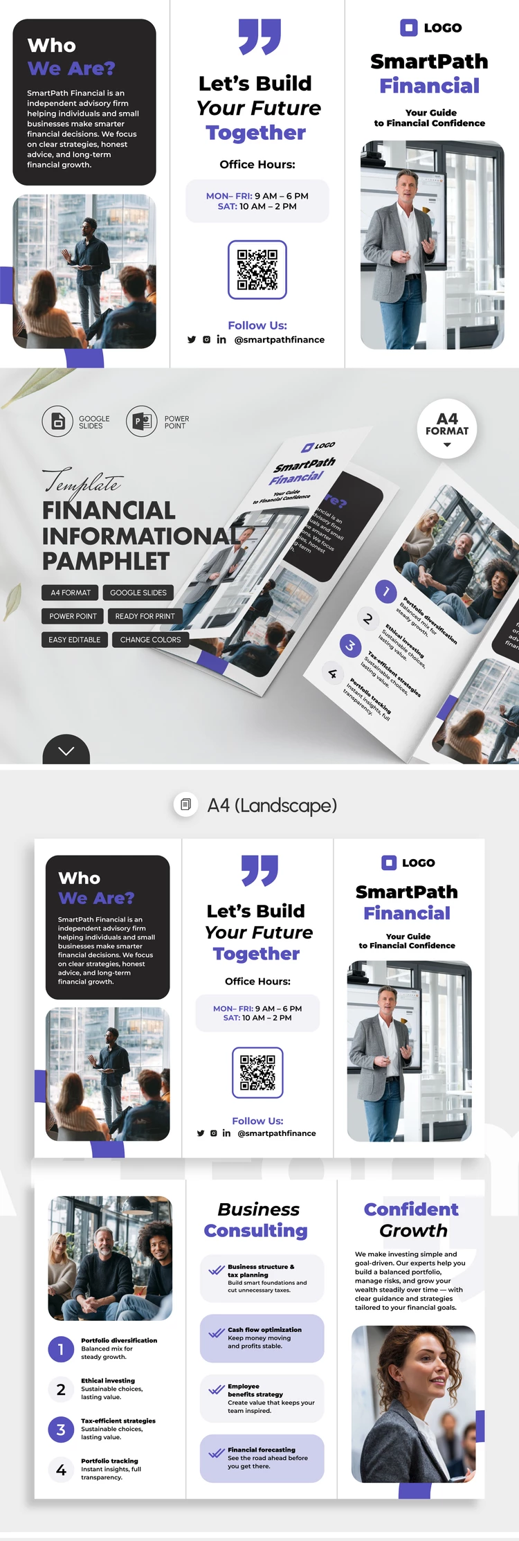 Financial Informational Pamphlet Template - free Google Docs Template - 10072124