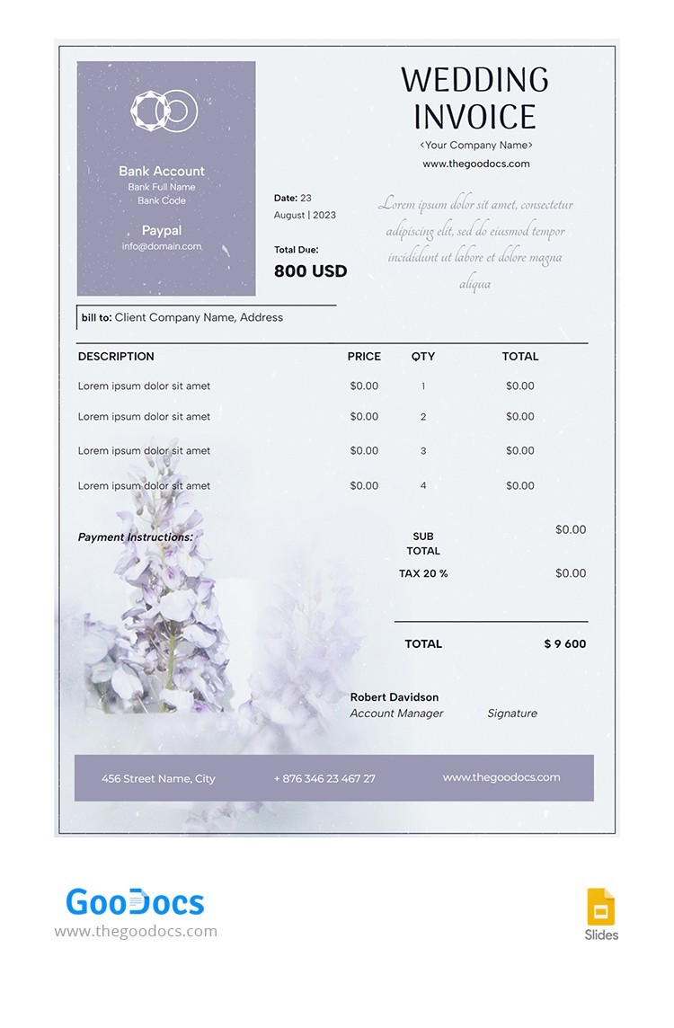 free-flower-wedding-invoice-template-in-google-slides-and-microsoft