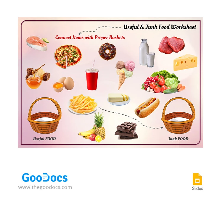 Food Worksheet - free Google Docs Template - 10065371