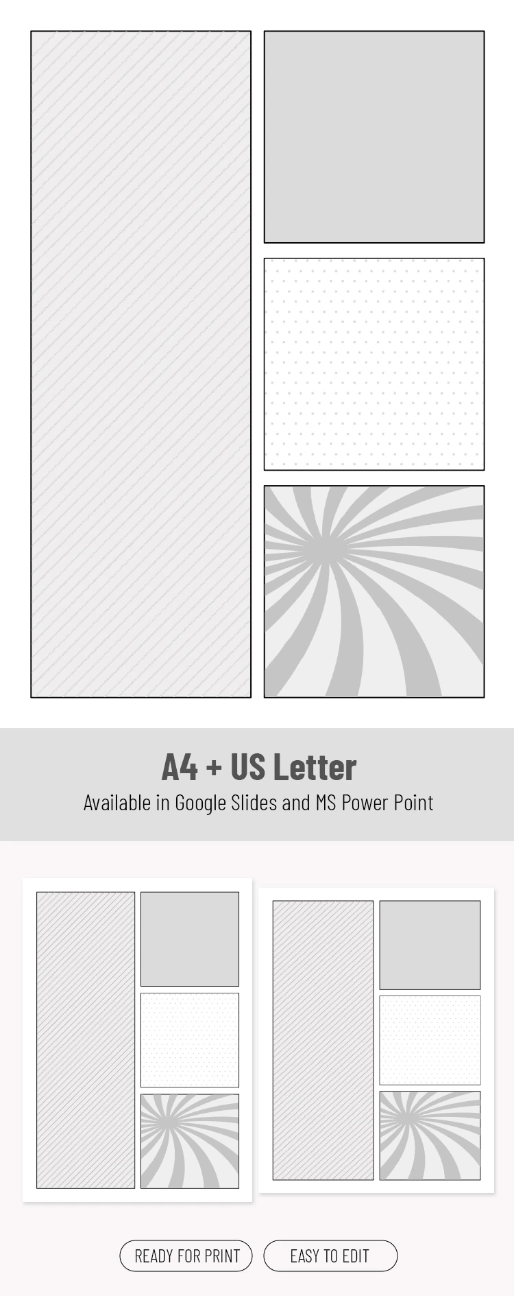 Four Panel Comic Strip Template for Educational Use - free Google Docs Template - 10072353