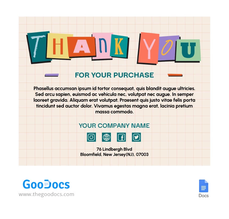 Funny Thank You Certificate - free Google Docs Template - 10065505