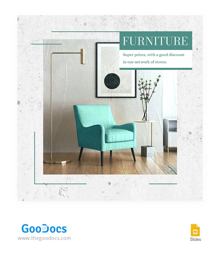 Publication Instagram de meubles - free Google Docs Template - 10062837