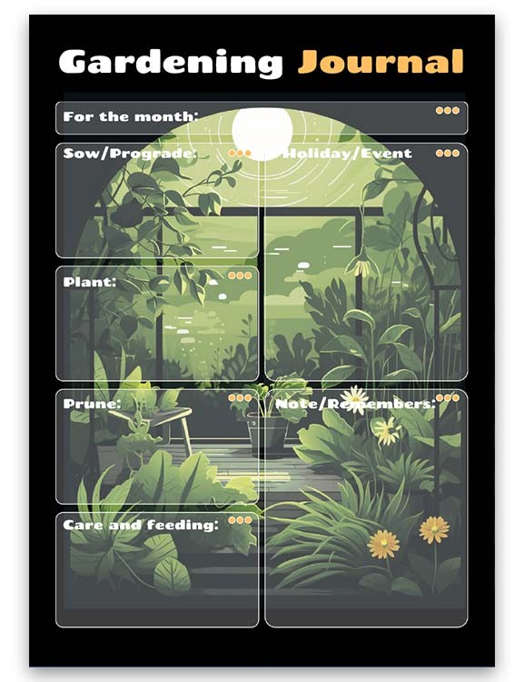 Free Gardening Journal Template | thegoodocs.com