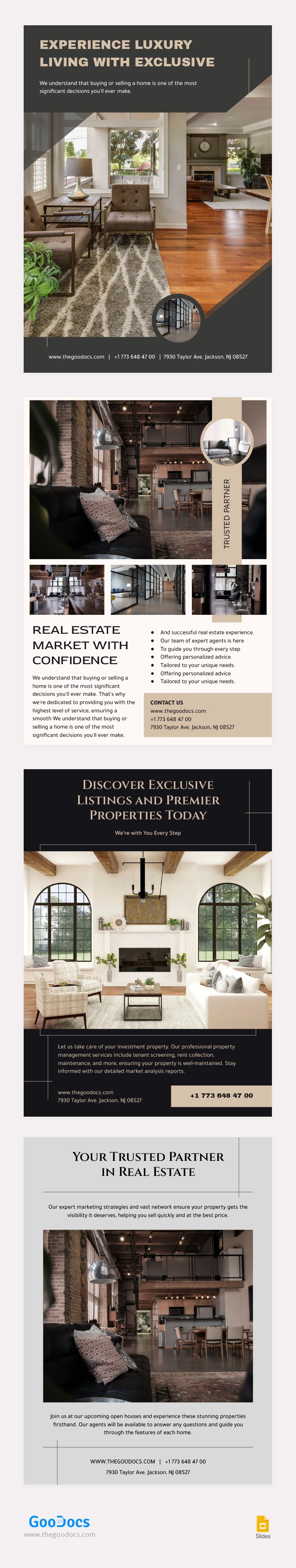 Real Estate Flyers - free Google Docs Template - 10068731