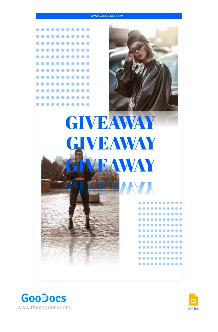 Giveaway Instagram Story - free Google Docs Template - 10063054