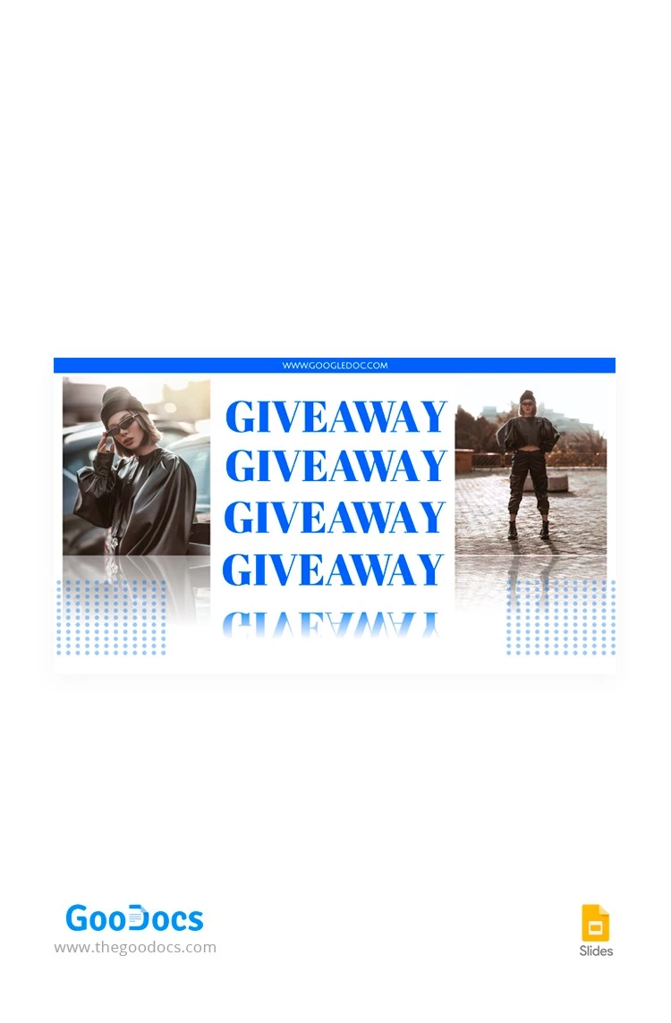 Giveaway YouTube Thumbnail - free Google Docs Template - 10063015