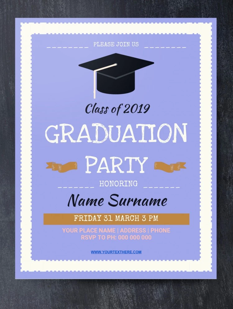 Graduation Party Invitation - free Google Docs Template - 10061658