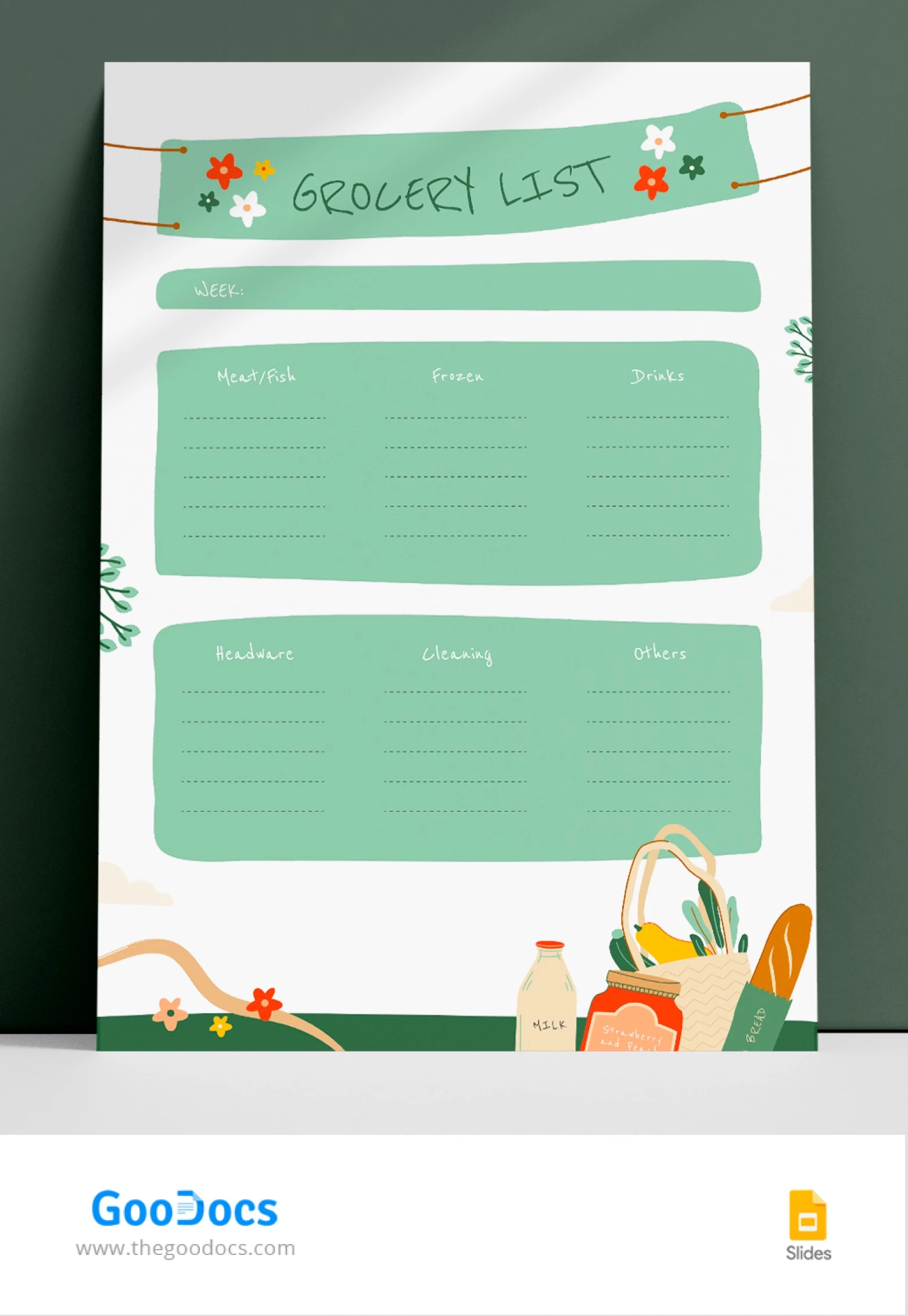 Lista della spesa - free Google Docs Template - 10068329