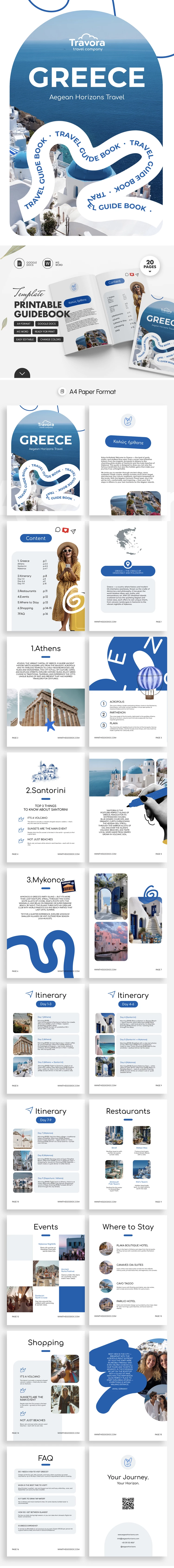 Guidebook Template – For Business or Personal Use 20 Pages - free Google Docs Template - 10071745