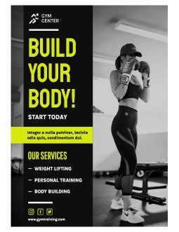 Free Fitness Flyer Templates In Google Docs, Google Sheets
