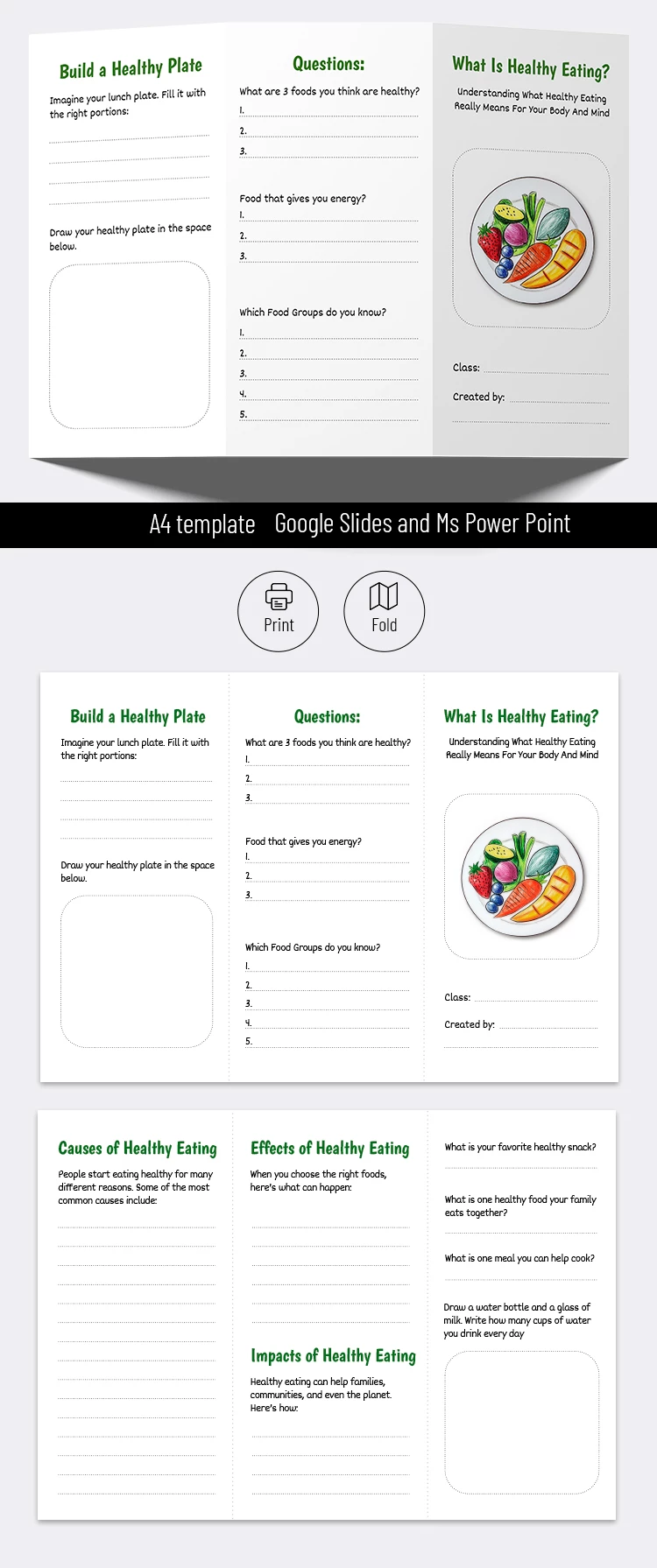 Informational Brochure for School Project - free Google Docs Template - 10071404
