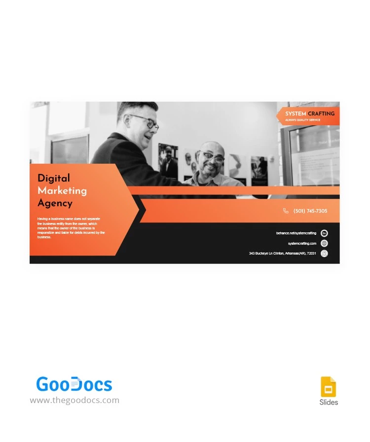 Marketing Agency Business Facebook Cover - free Google Docs Template - 10064314