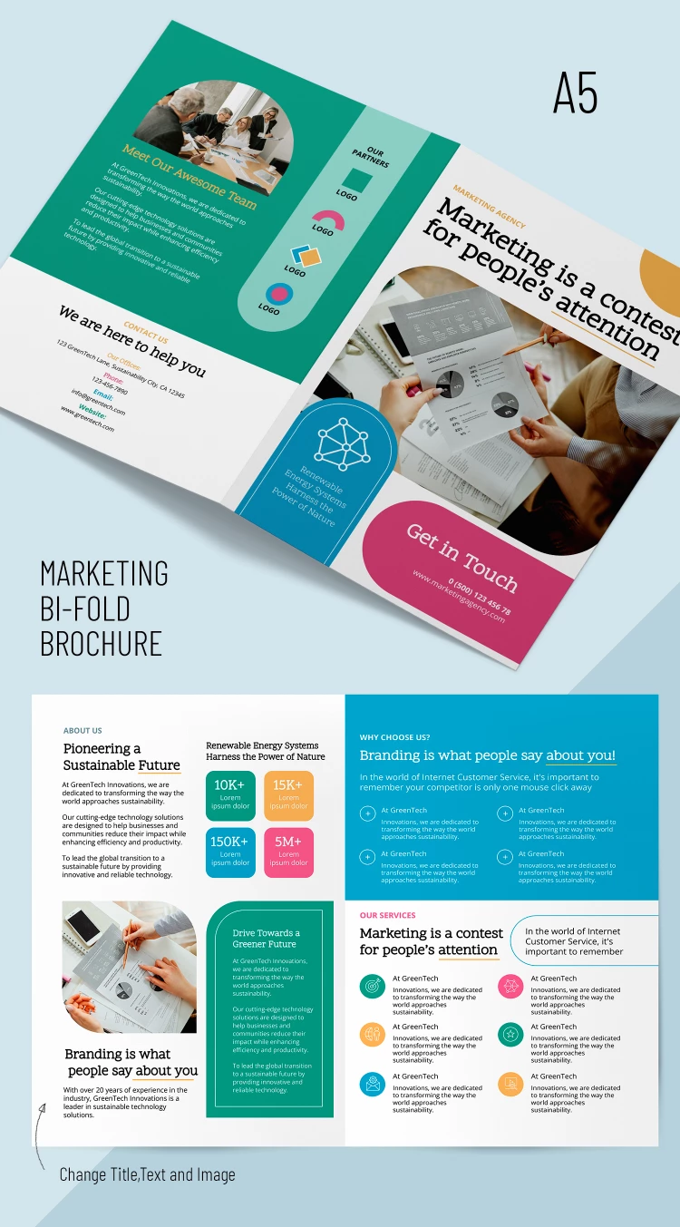 Brochure di Marketing - free Google Docs Template - 10068832