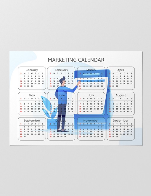 Get Free Calendars Templates In Google Docs | Thegoodocs.com