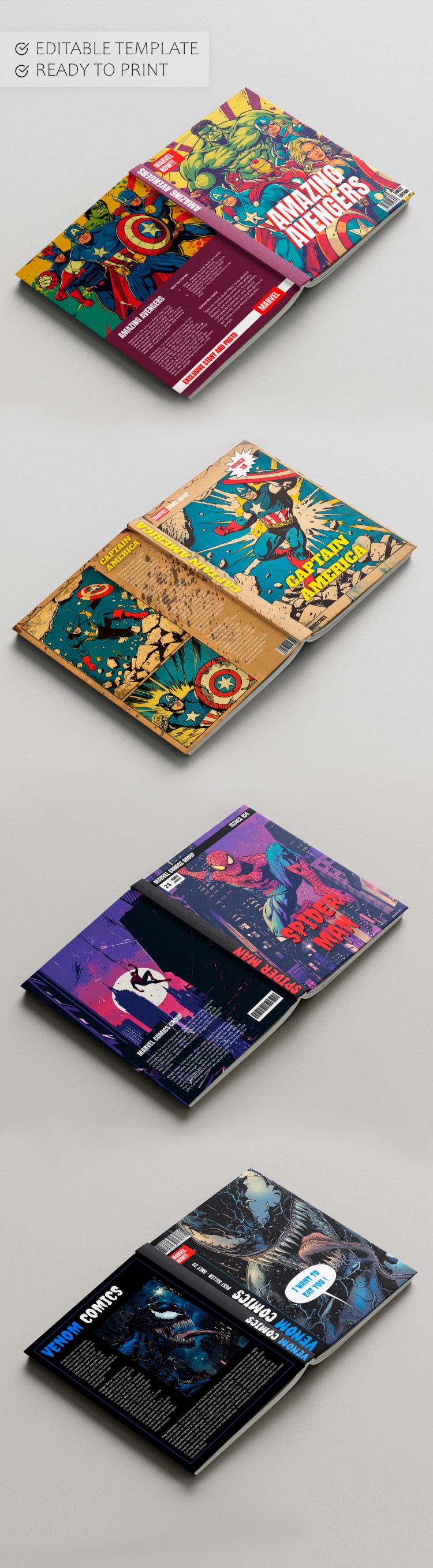 Livre Marvel : Achat occasion | BDs Marvel 8 ans - 12 ans Bon état, image size:750x2716