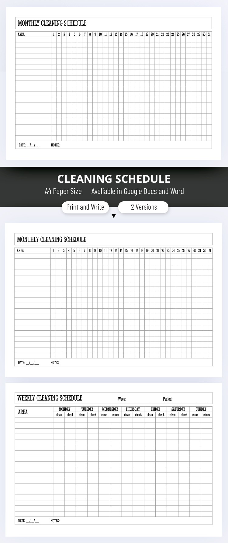 efficient-house-cleaning-schedule-template-google-sheets-infoupdate