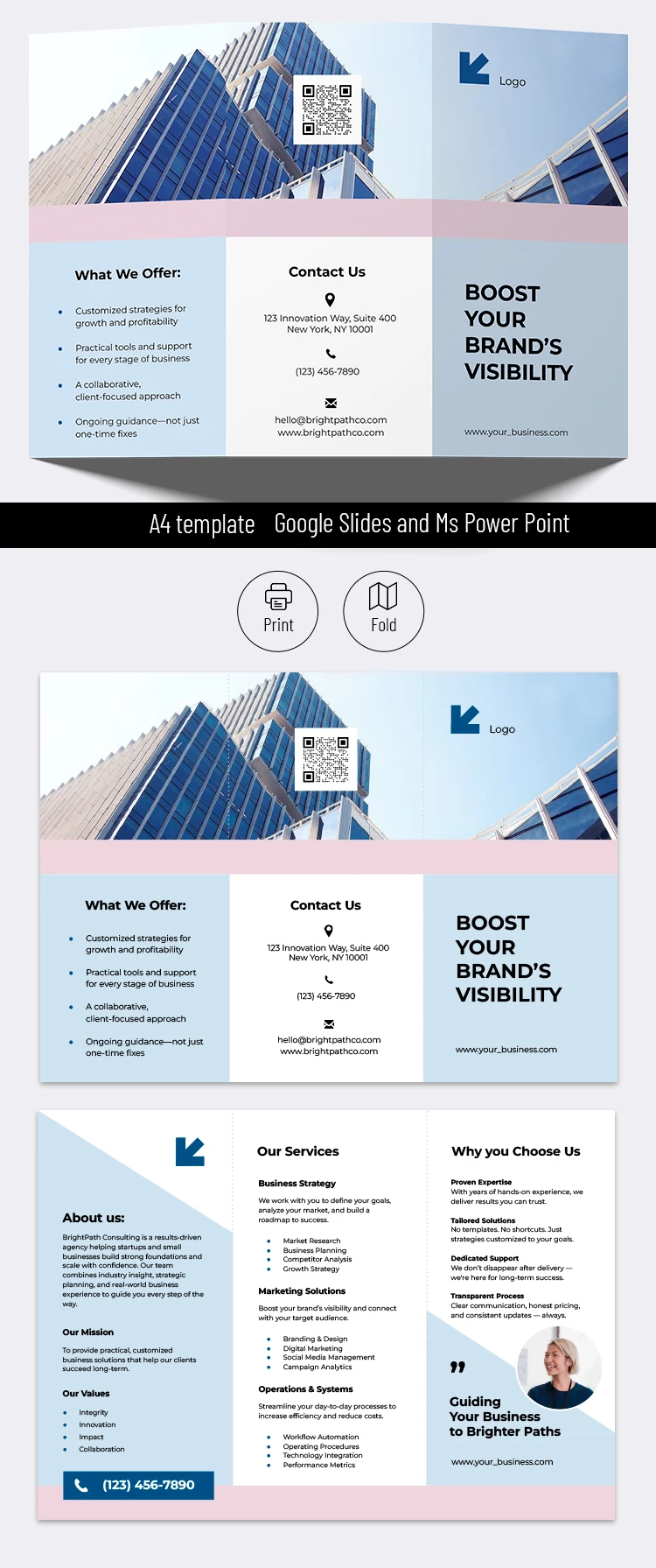 Modern Business Brochure Template - free Google Docs Template - 10071429 Modern Business Brochure Template - free Google Docs Template - 10071429