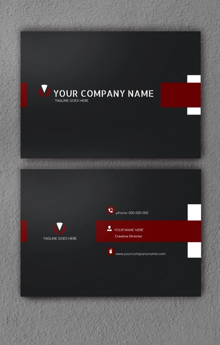 Carte de visite moderne - free Google Docs Template - 10061594