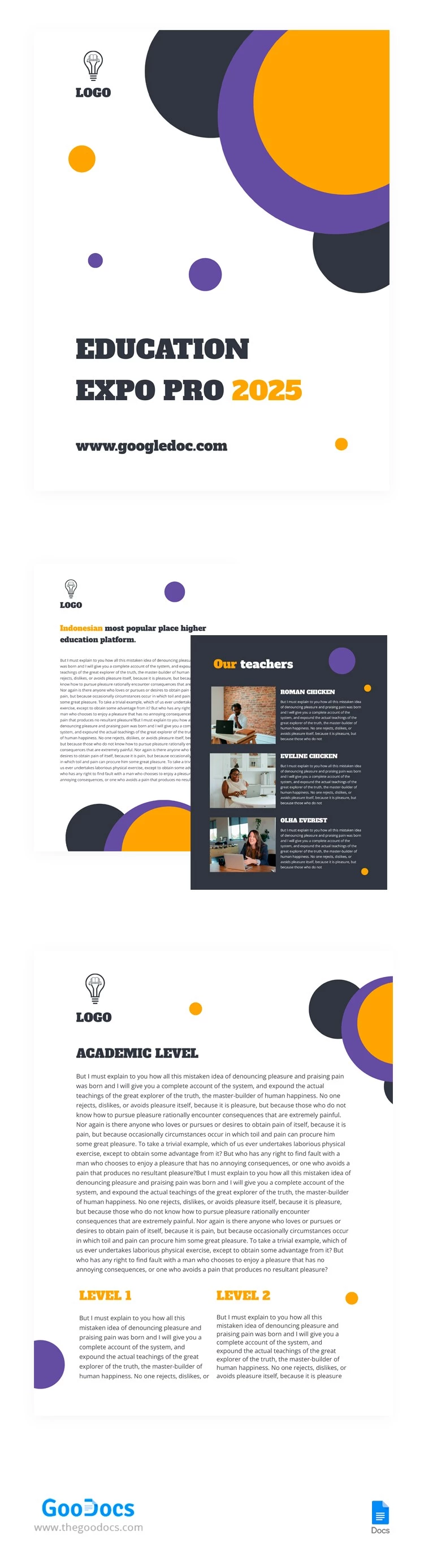 Folleto de la conferencia - free Google Docs Template - 10065028