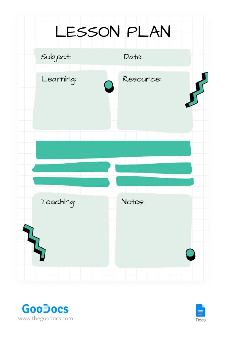 Plan de leçon moderne au lycée - free Google Docs Template - 10066188