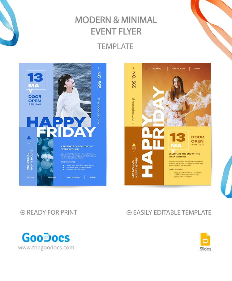 Volantino moderno dell'evento - free Google Docs Template - 10068709