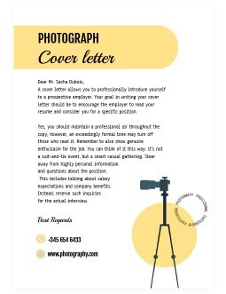 cover letter for photography submission