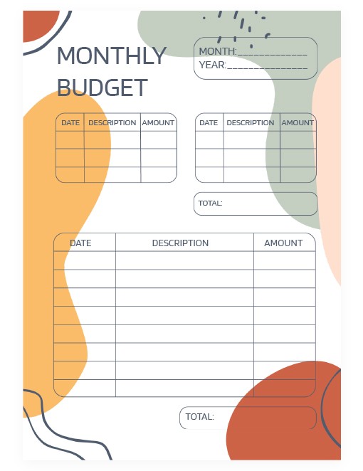 Modèles gratuits de planificateur de budget dans Google Docs, Google Sheets
