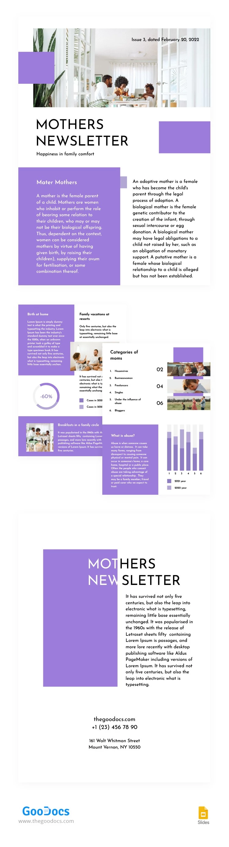 Mothers Newsletter - free Google Docs Template - 10063491