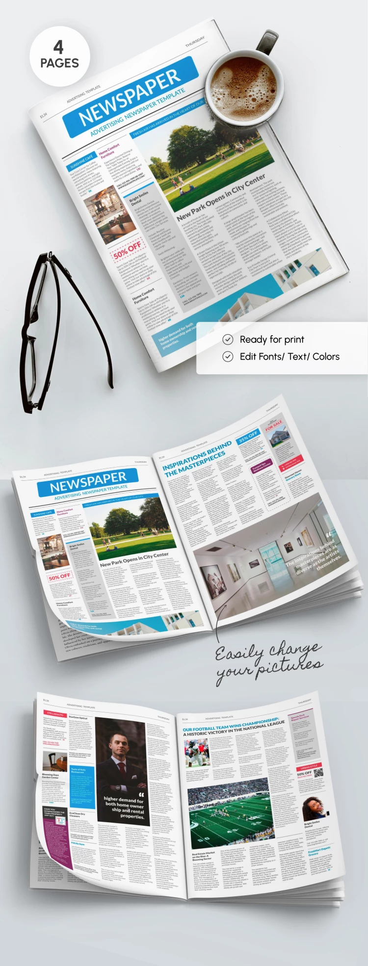 Newspaper Advertisement - free Google Docs Template - 10069042