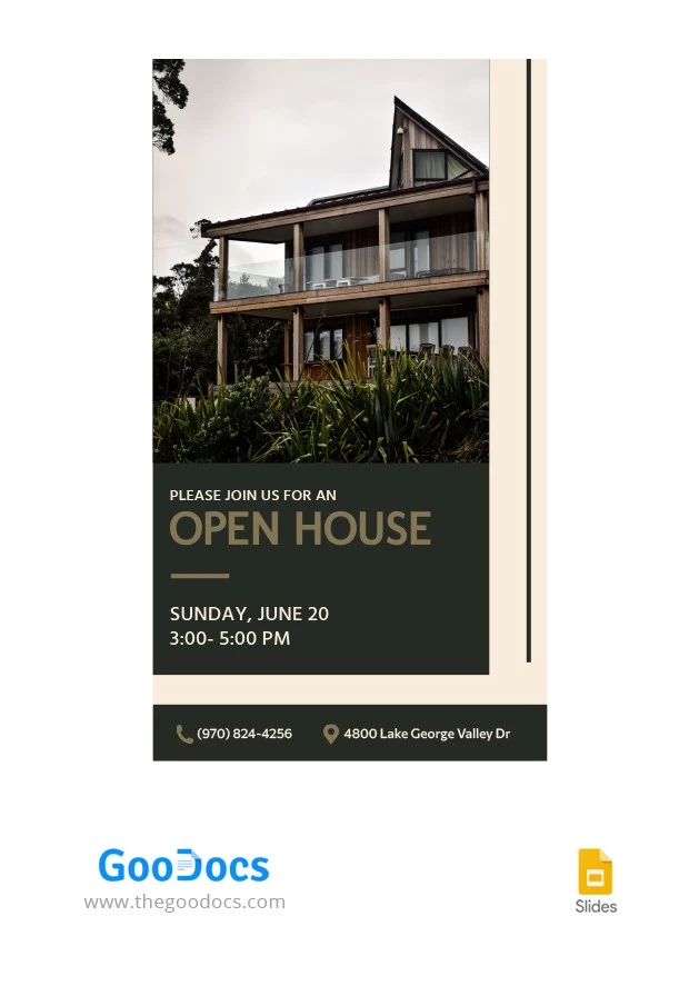 Open House Instagram Story - free Google Docs Template - 10063986
