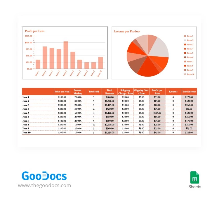 Orange Easy Sell Sheet.
Orange Verkaufsblatt - free Google Docs Template - 10062991