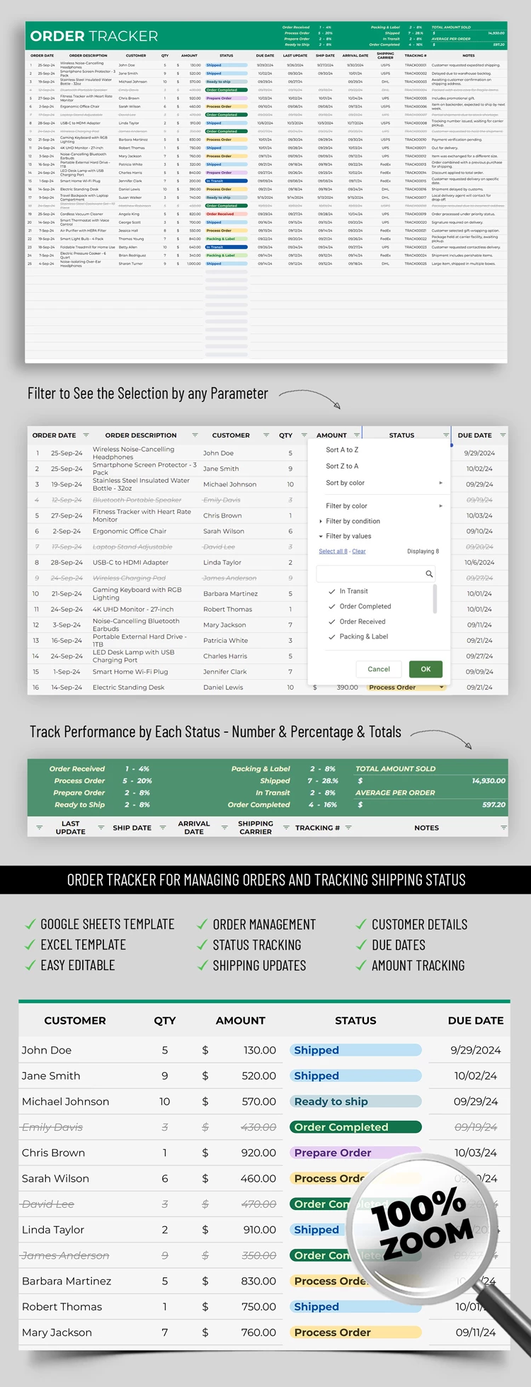 Hoja de Pedido - free Google Docs Template - 10069413